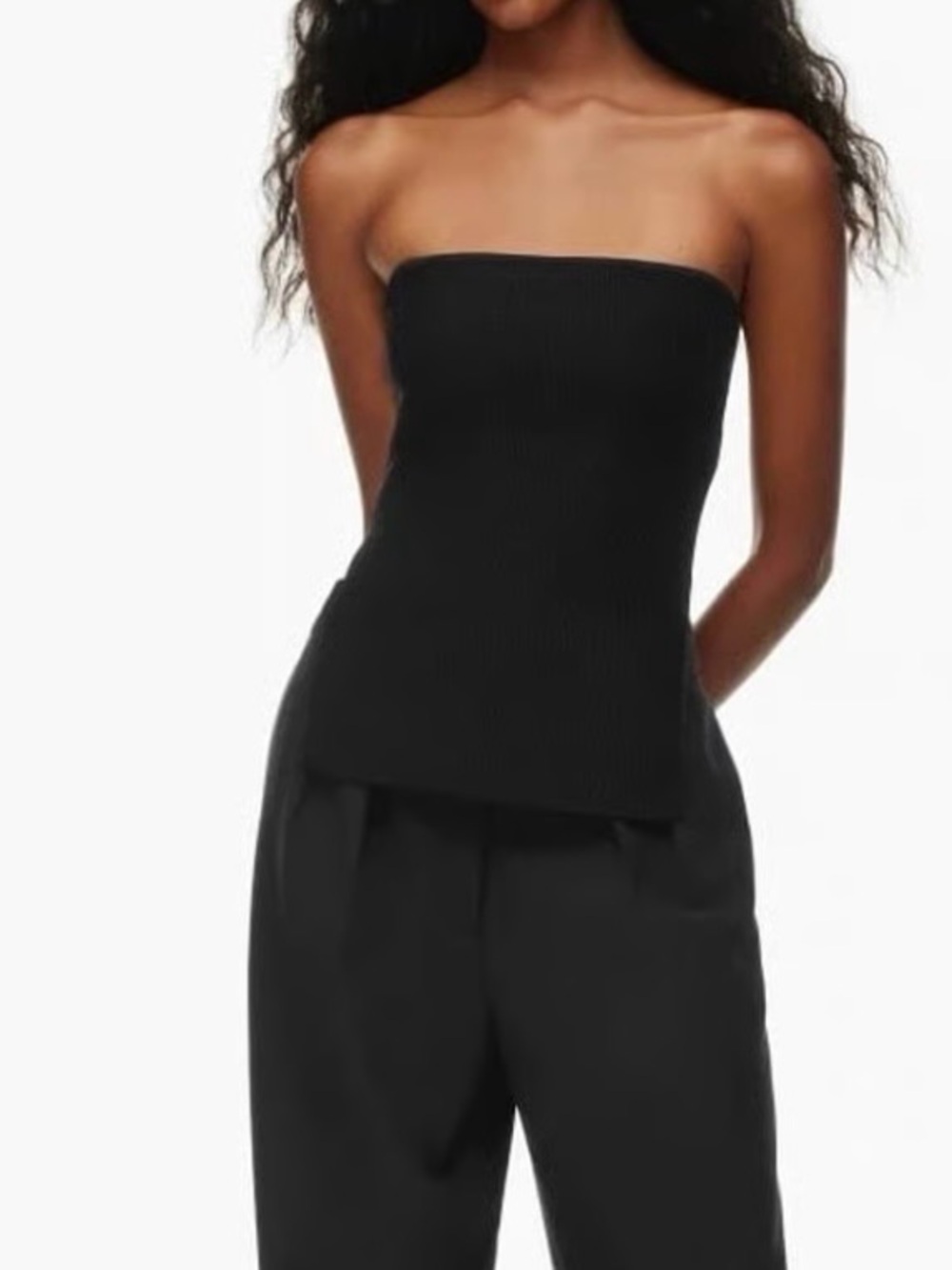 🖤 Aritzia 🖤 Babaton Sculpt Knit Savvy Tube Top - S - NWOT
